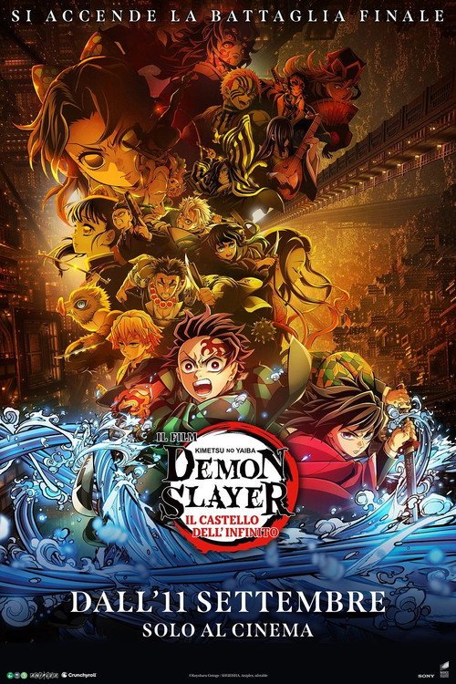 Poster di Demon Slayer: Il Castello dell’Infinito – Parte 1